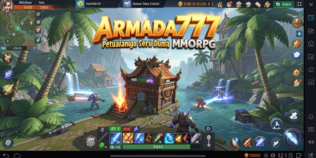 Tampilan gameplay menarik dari ARMADA777 yang penuh petualangan.