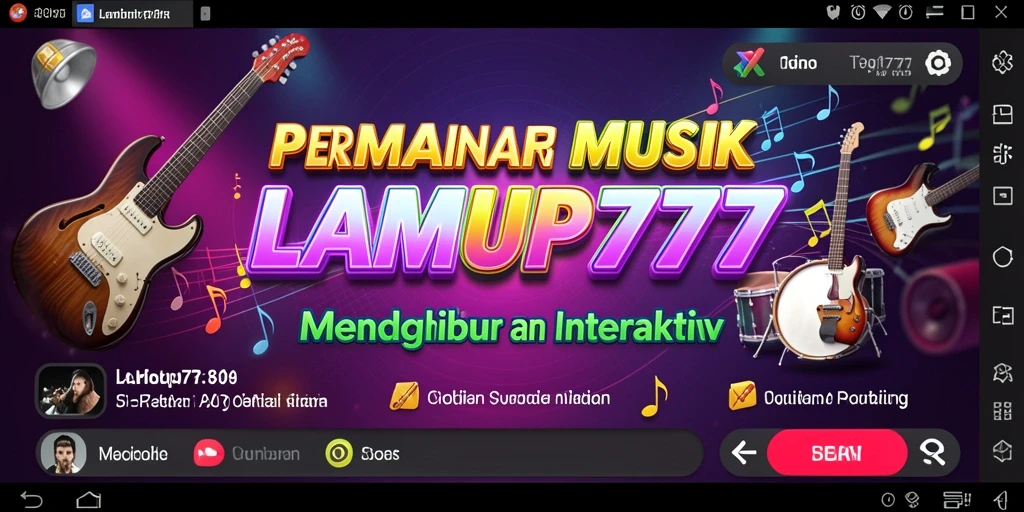 Tampilan gameplay LAMPU777 yang penuh warna dan interaktif.