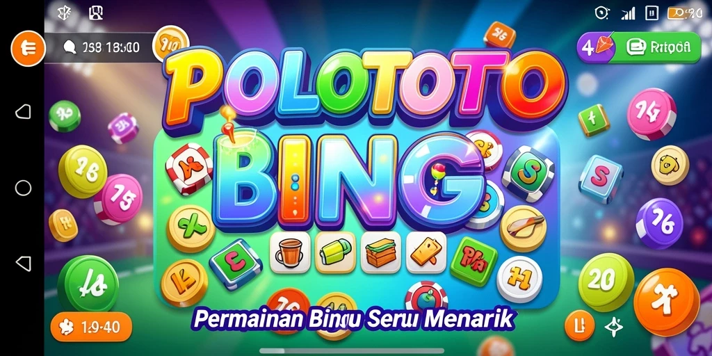 Tampilan gameplay seru dari POLOTOTO yang penuh warna dan menarik.